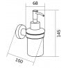 Mexen Remo distributeur de savon, Or rose - 70507388-60