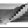 Mexen Kioto+ paroi de douche avec étagère Walk-in 100 x 200 cm, motif noir, nickel brossé - 800-100-121-97-78