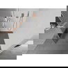 Mexen Kioto+ paroi de douche avec étagère Walk-in 90 x 200 cm, transparente/ombragée, laiton brossé - 800-090-121-65-35