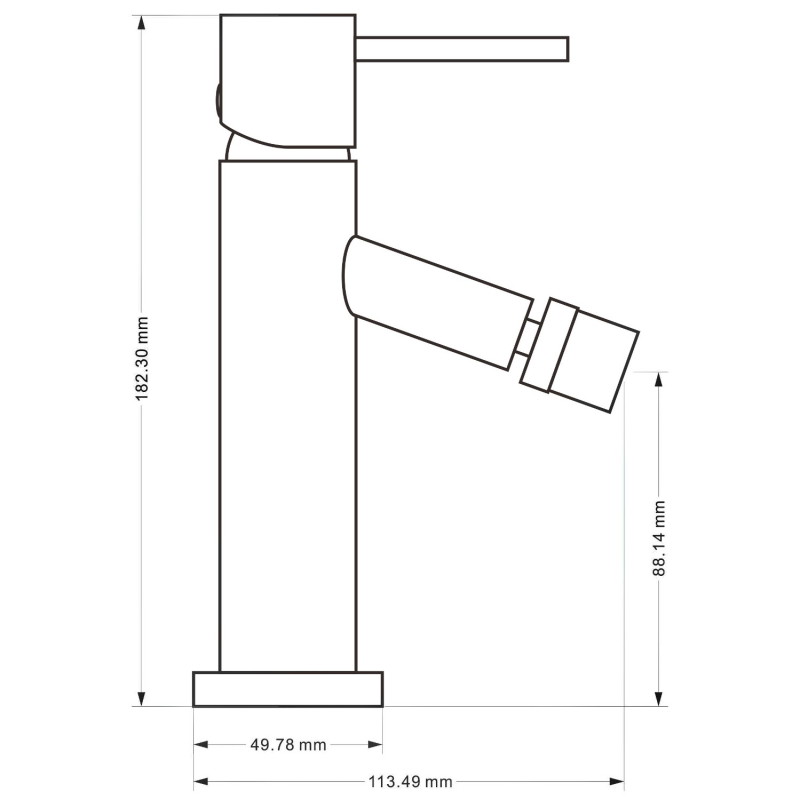Mexen Rumba mitigeur bidet, chrom - 73520-00