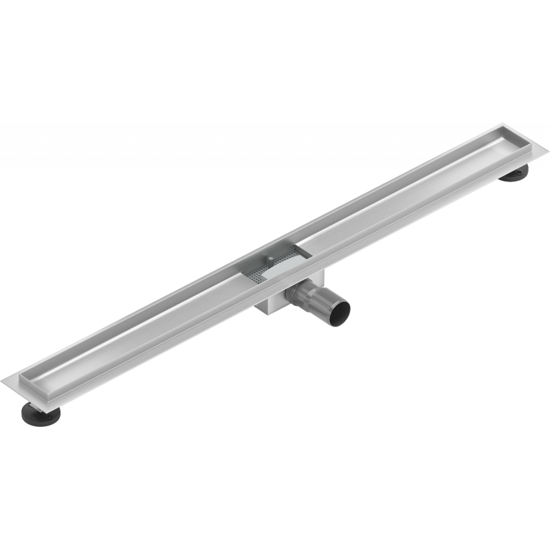 Korpus Mexen Flat pour caniveau 90 cm, inox - 1015090