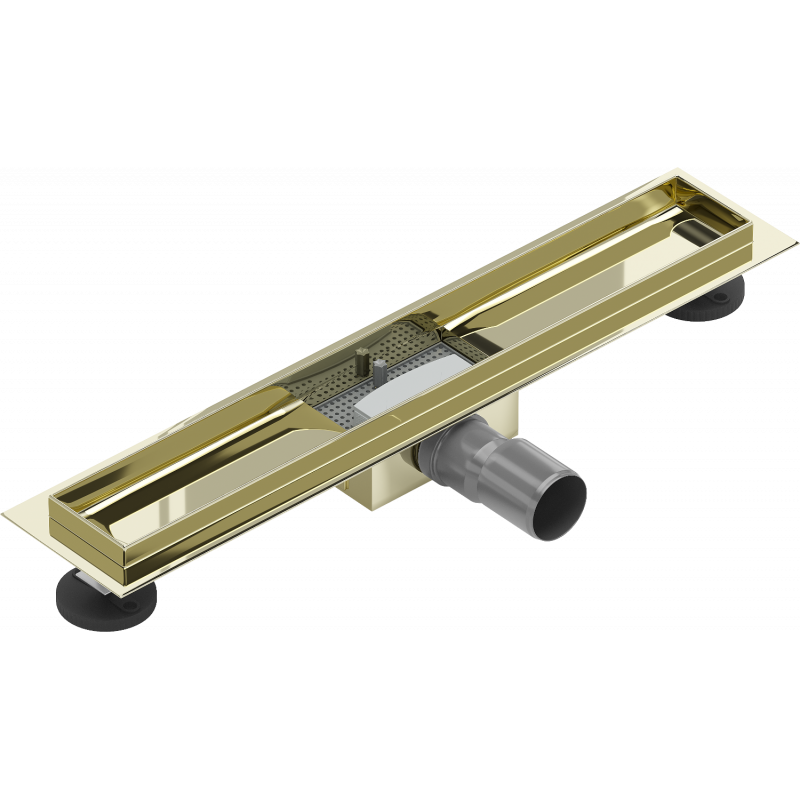Corps de canalisation linéaire Mexen Flat 50 cm, doré - 1515050