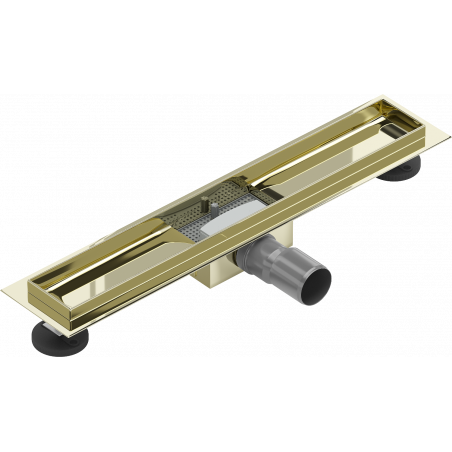 Corps de canalisation linéaire Mexen Flat 50 cm, doré - 1515050