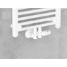 Mexen valve radiateur angle/droit, Duplex, DN50, blanc - W908-000-20
