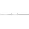 Mexen Flat M13 cache 2-en-1 pour canal de douche 80 cm, inox - 1019080