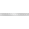 Masque de drainage linéaire Mexen Flat M12 60 cm. inox - 1021060