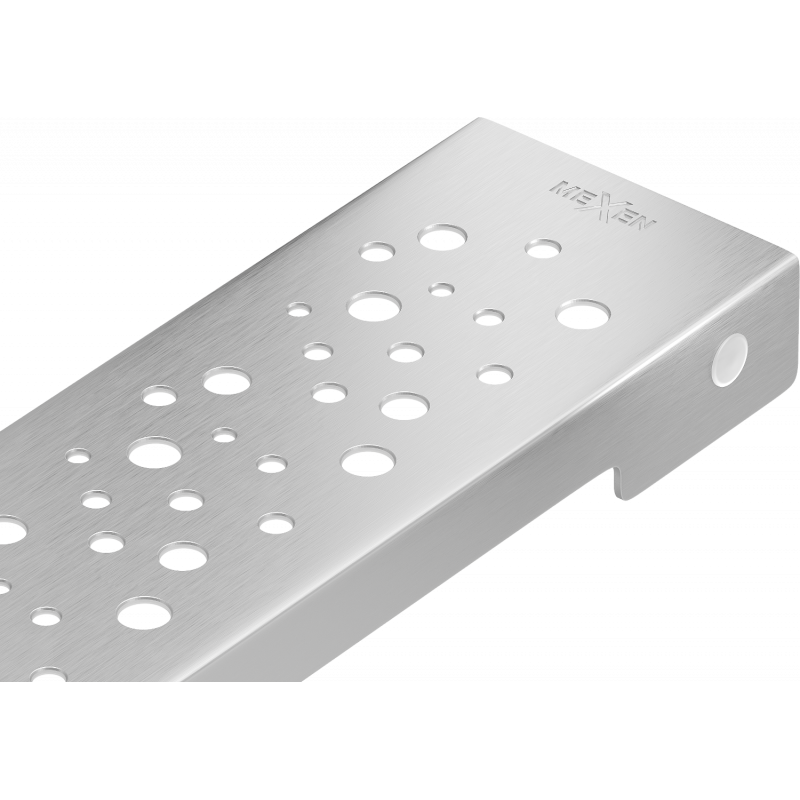 Mexen Flat Masque de vidange linéaire M12 80 cm, inox - 1021080