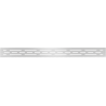Mexen Flat M01 cache pour drain linéaire 70 cm, inox - 1020070