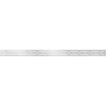 Mexen Flat M01 cache pour drain linéaire 100 cm, inox - 1020100