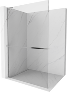 Mexen Kioto+ L paroi de douche avec étagère Walk-in 100 x 200 cm, transparent, chrome - 800-100-123-01-00