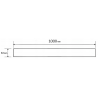 Mexen M01 cache pour drain linéaire 100 cm, inox - 1020100