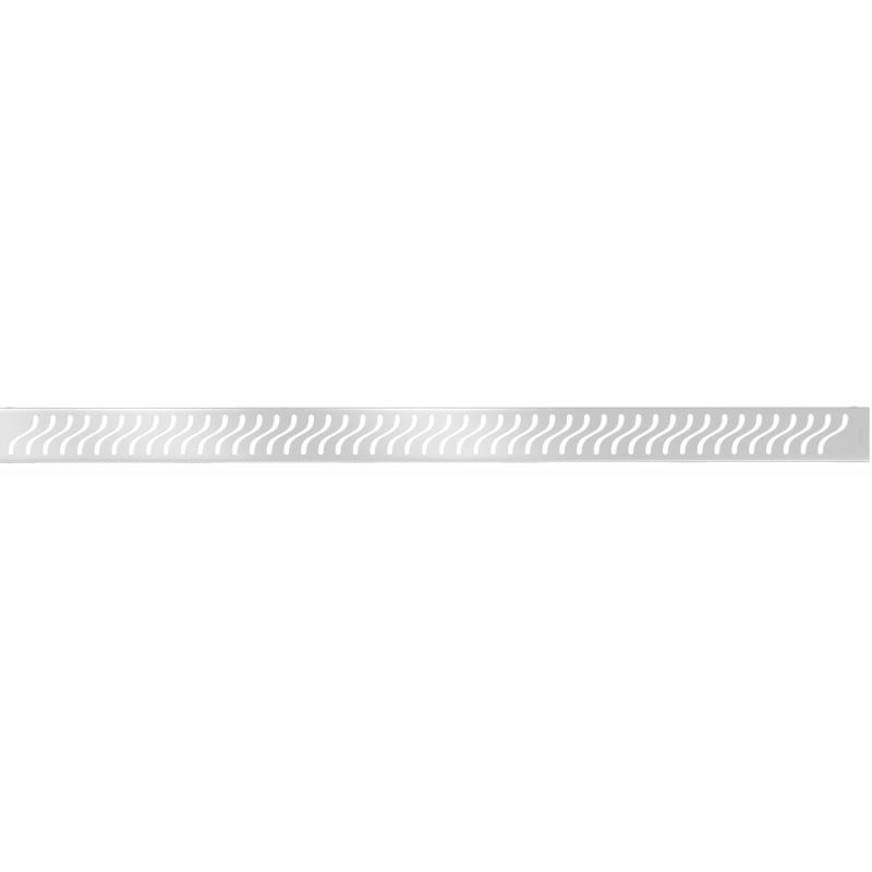 Mexen Flat Cache M09 pour drain linéaire 100 cm, inox - 1028100