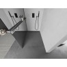 Mexen Kioto+ paroi de douche avec étagère Walk-in 140 x 200 cm, miroir, métal canon - 800-140-121-95-50