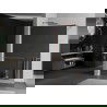 Mexen Kioto+ paroi de douche avec étagère Walk-in 80 x 200 cm, miroir, laiton brossé - 800-080-121-65-50