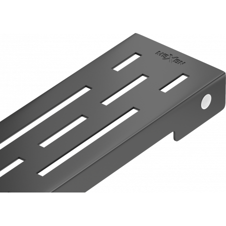 Mexen Flat M01 cache-panneau pour caniveau de douche 60 cm, noir - 1720060