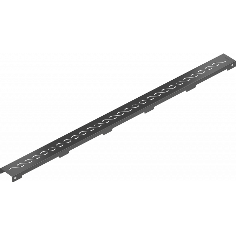 Mexen Flat M18 cache pour caniveau linéaire 90 cm, noir - 1723090