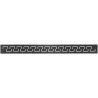Mexen Flat M15 masquage pour drain linéaire 50 cm, noir - 1724050
