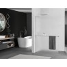 Mexen Kioto+ L panneau de douche avec étagère Walk-in 100 x 200 cm, givré, chrome - 800-100-123-01-30