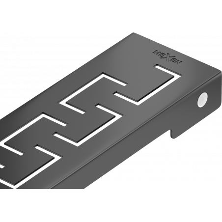 Mexen Flat M15 masquage pour drain linéaire 50 cm, noir - 1724050