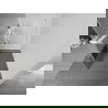 Mexen Kioto+ L paroi de douche avec étagère Walk-in 100 x 200 cm, transparent/opaque, blanc - 800-100-123-20-35