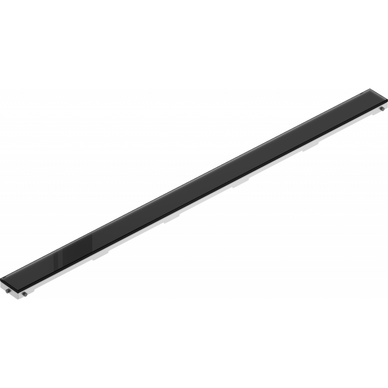 Mexen Flat Cache pour caniveau de douche MGB 80 cm, verre noir - 1026080
