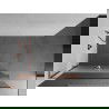 Mexen Kioto+ L paroi de douche avec étagère Walk-in 90 x 200 cm, transparent/douce, or rose - 800-090-123-60-35