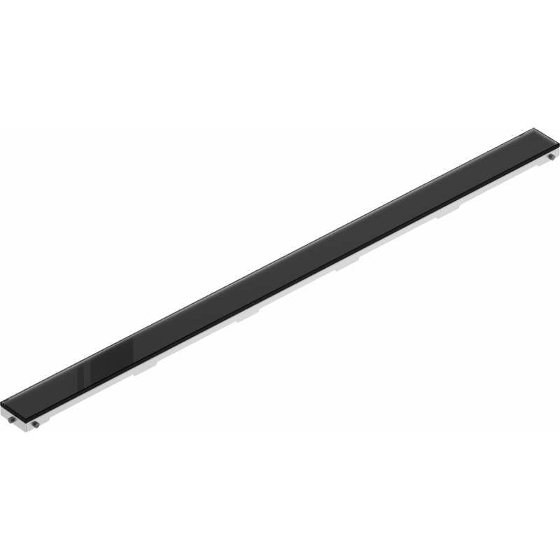 Mexen Flat Cache de drain linéaire MGB 90 cm, verre noir - 1026090