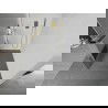 Mexen Kioto+ L paroi de douche avec étagère Walk-in 110 x 200 cm, transparent/opaque, doré - 800-110-123-50-35