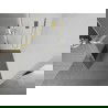 Mexen Kioto+ L paroi de douche avec étagère Walk-in 110 x 200 cm, transparent/opaque, finition dorée - 800-110-123-55-35