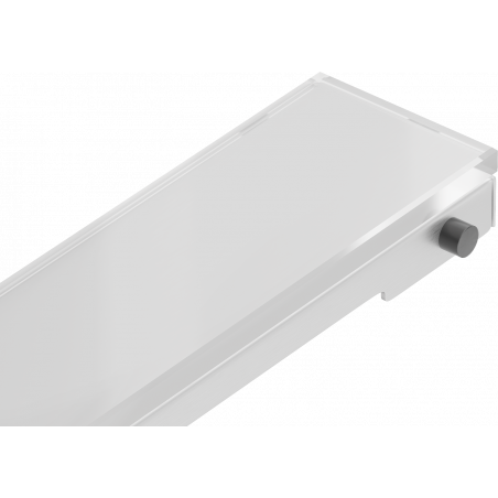 Mexen MGW cache pour drain linéaire 90 cm, verre blanc - 1027090
