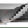 Mexen Kioto+ L panneau de douche avec étagère Walk-in 80 x 200 cm, graphite, en laiton brossé - 800-080-123-65-40