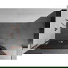 Mexen Kioto+ L paroi de douche avec étagère Walk-in 70 x 200 cm, graphite, or rose - 800-070-123-60-40