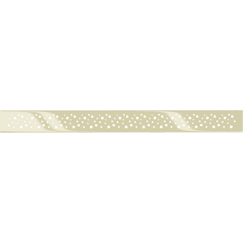 Mexen Flat M12 cache pour caniveau linéaire 60 cm, doré - 1521060