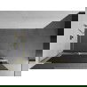 Mexen Kioto+ L paroi de douche avec étagère Walk-in 70 x 200 cm, graphite, doré brossé - 800-070-123-55-40
