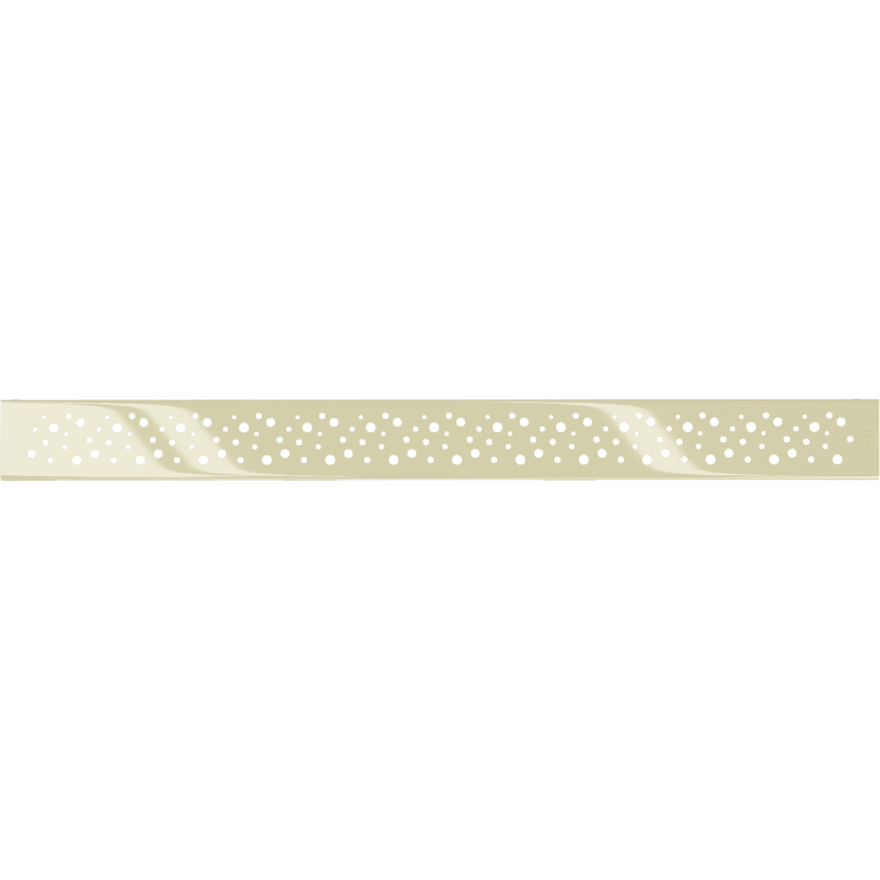 Mexen Flat M12 cache pour drain linéaire 50 cm, or - 1521050