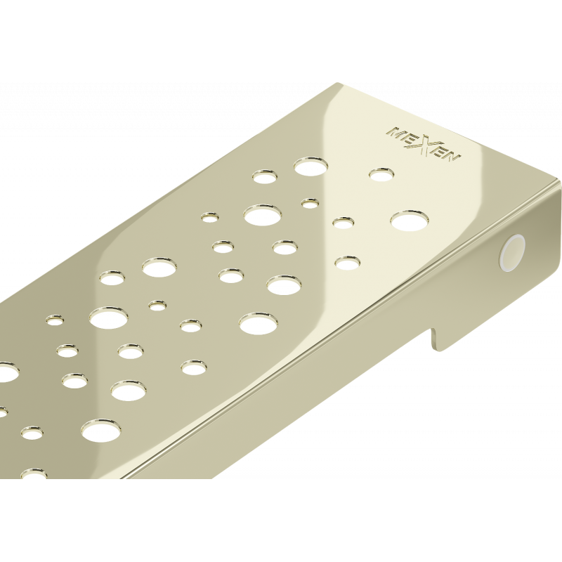 Mexen Flat M12 cache pour caniveau linéaire 80 cm, dorée - 1521080