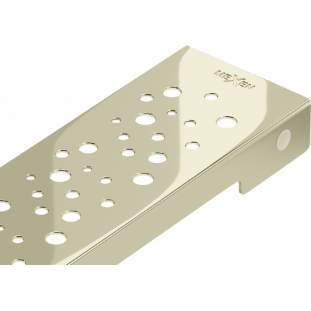 Mexen Flat M12 cache pour drain linéaire 100 cm, or - 1521100