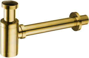 Mexen demi-siphon de lavabo rond, doré - 79950-50