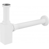 Mexen siphon partiel de lavabo carré, blanc - 79960-20
