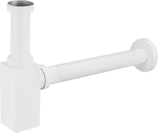 Mexen siphon partiel de lavabo carré, blanc - 79960-20