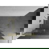 Mexen Kioto+ L paroi de douche avec étagère Walk-in 70 x 200 cm, miroir, doré - 800-070-123-50-50