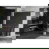 Mexen Kioto+ L paroi de douche avec étagère Walk-in 100 x 200 cm, miroir, doré - 800-100-123-50-50