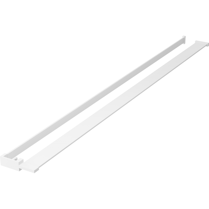 Mexen étagère pour mur de douche avec barre à serviettes, blanche - 800-02-20
