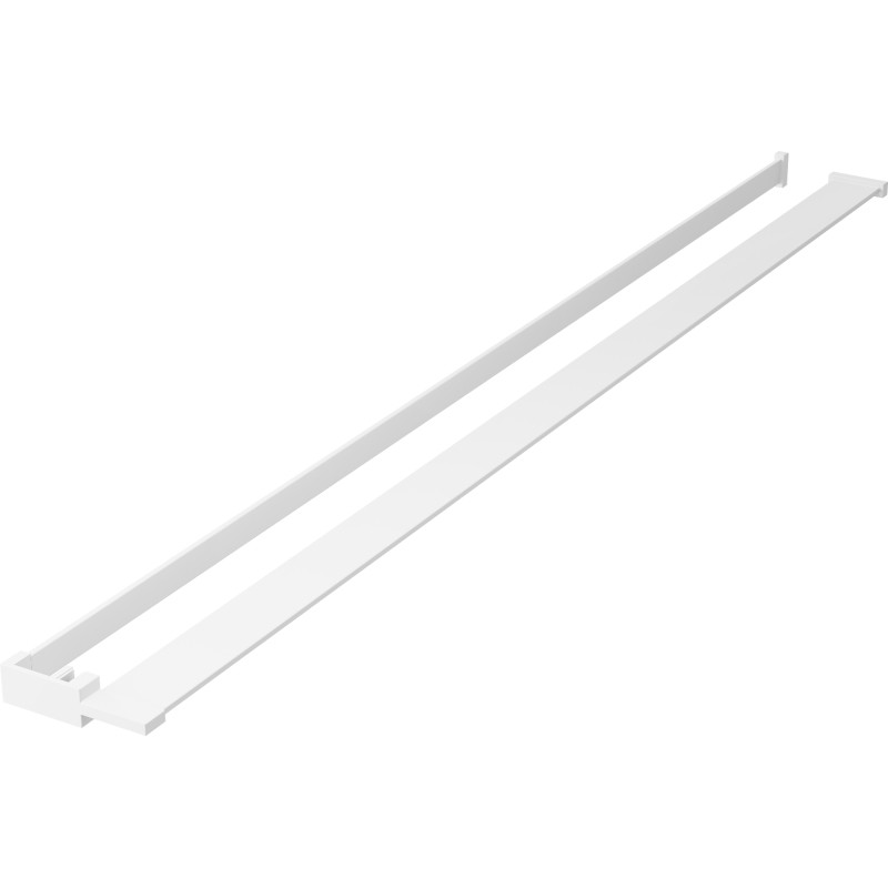 Mexen Kioto+ étagère pour paroi de douche avec porte-serviettes, blanche - 800-02-20
