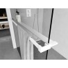 Mexen Kioto+ étagère pour paroi de douche avec porte-serviettes, blanche - 800-02-20