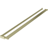 Étagère de douche avec barres pour serviettes, doré brossé - 800-02-55