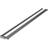 Mexen étagère pour panneau de douche avec porte-serviettes, gun metal - 800-02-95