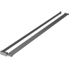Mexen Kioto+ Étagère pour paroi de douche avec barre porte-serviettes, gun metal - 800-02-95