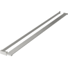Mexen Kioto+ étagère pour paroi de douche avec barre porte-serviettes, nickel brossé - 800-02-97