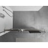 Mexen étagère pour paroi de douche avec porte-serviettes, nickel brossé - 800-02-97